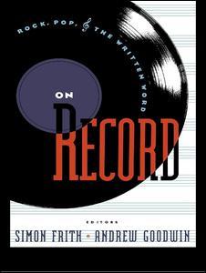 Couverture de l’ouvrage On Record