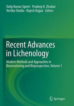 Couverture de l’ouvrage Recent Advances in Lichenology