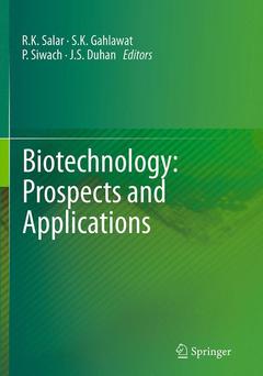 Couverture de l’ouvrage Biotechnology: Prospects and Applications