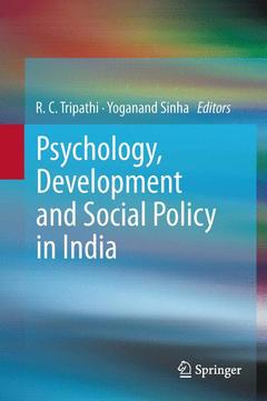 Couverture de l’ouvrage Psychology, Development and Social Policy in India