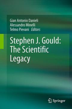 Couverture de l’ouvrage Stephen J. Gould: The Scientific Legacy