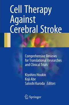 Cover of the book Cell Therapy Against Cerebral Stroke