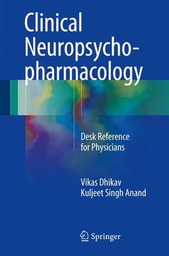Couverture de l’ouvrage Clinical Neuropsychopharmacology
