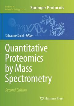 Couverture de l’ouvrage Quantitative Proteomics by Mass Spectrometry