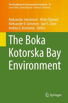 Cover of the book The Boka Kotorska Bay Environment