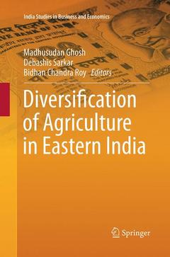 Couverture de l’ouvrage Diversification of Agriculture in Eastern India