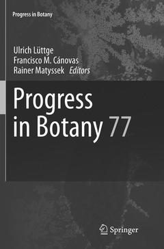Couverture de l’ouvrage Progress in Botany 77