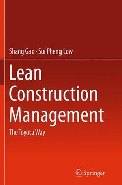 Couverture de l’ouvrage Lean Construction Management