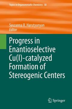 Cover of the book Progress in Enantioselective Cu(I)-catalyzed Formation of Stereogenic Centers