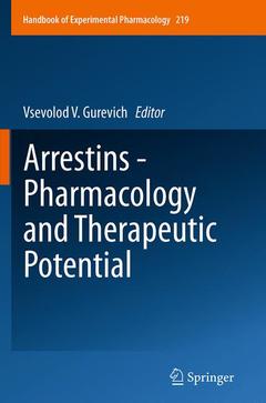 Couverture de l’ouvrage Arrestins - Pharmacology and Therapeutic Potential
