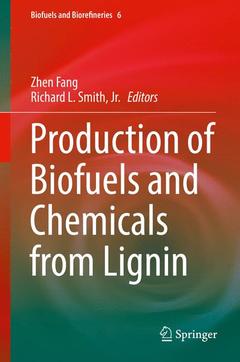 Couverture de l’ouvrage Production of Biofuels and Chemicals from Lignin