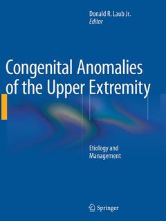 Couverture de l’ouvrage Congenital Anomalies of the Upper Extremity
