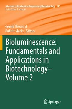 Couverture de l’ouvrage Bioluminescence: Fundamentals and Applications in Biotechnology - Volume 2