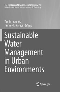 Couverture de l’ouvrage Sustainable Water Management in Urban Environments