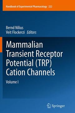 Couverture de l’ouvrage Mammalian Transient Receptor Potential (TRP) Cation Channels