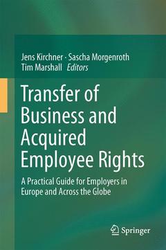 Couverture de l’ouvrage Transfer of Business and Acquired Employee Rights