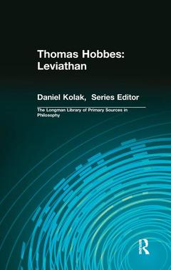 Couverture de l’ouvrage Thomas Hobbes: Leviathan (Longman Library of Primary Sources in Philosophy)