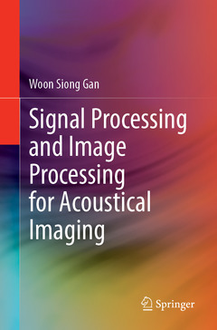 Couverture de l’ouvrage Signal Processing and Image Processing for Acoustical Imaging