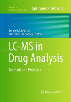 Couverture de l’ouvrage LC-MS in Drug Analysis