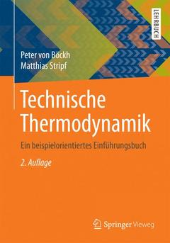 Couverture de l’ouvrage Technische Thermodynamik