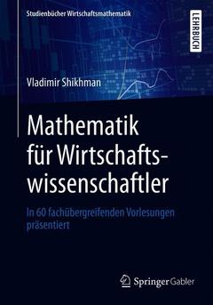 Couverture de l’ouvrage Mathematik für Wirtschaftswissenschaftler