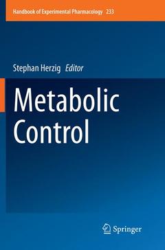 Couverture de l’ouvrage Metabolic Control