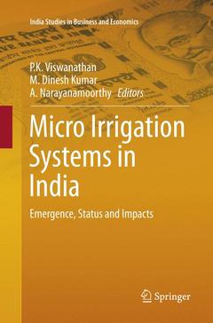 Couverture de l’ouvrage Micro Irrigation Systems in India