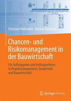 Cover of the book Chancen- und Risikomanagement in der Bauwirtschaft