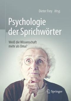 Couverture de l’ouvrage Psychologie der Sprichwörter