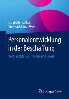 Cover of the book Personalentwicklung in der Beschaffung
