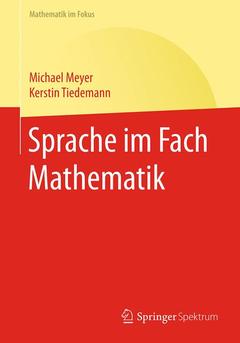 Couverture de l’ouvrage Sprache im Fach Mathematik