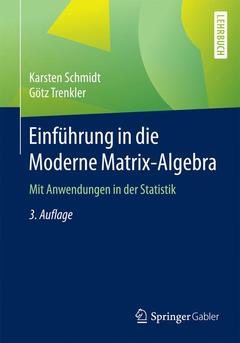 Couverture de l’ouvrage Einführung in die Moderne Matrix-Algebra