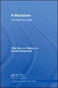 Couverture de l’ouvrage R Markdown