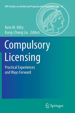 Couverture de l’ouvrage Compulsory Licensing