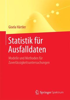Couverture de l’ouvrage Statistik für Ausfalldaten