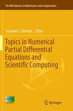 Couverture de l’ouvrage Topics in Numerical Partial Differential Equations and Scientific Computing