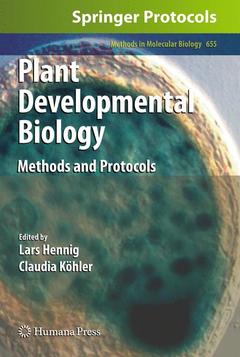 Couverture de l’ouvrage Plant Developmental Biology