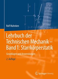 Couverture de l’ouvrage Lehrbuch der Technischen Mechanik - Band 1: Starrkörperstatik