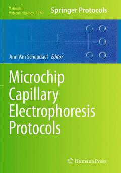 Couverture de l’ouvrage Microchip Capillary Electrophoresis Protocols