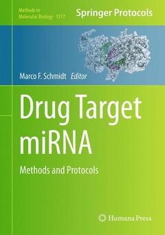 Couverture de l’ouvrage Drug Target miRNA