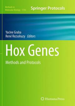 Couverture de l’ouvrage Hox Genes