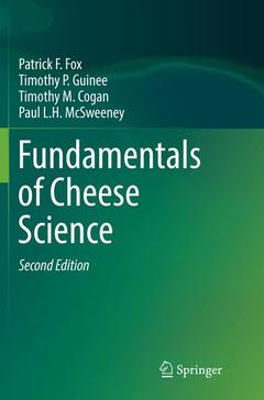 Couverture de l’ouvrage Fundamentals of Cheese Science