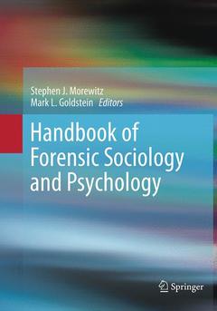 Couverture de l’ouvrage Handbook of Forensic Sociology and Psychology