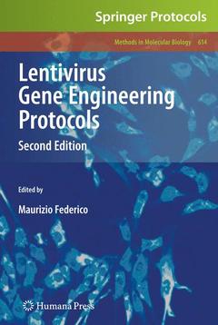 Couverture de l’ouvrage Lentivirus Gene Engineering Protocols