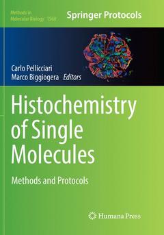 Couverture de l’ouvrage Histochemistry of Single Molecules