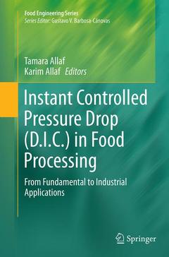 Couverture de l’ouvrage Instant Controlled Pressure Drop (D.I.C.) in Food Processing