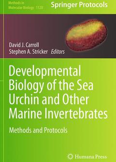 Cover of the book Developmental Biology of the Sea Urchin and Other Marine Invertebrates