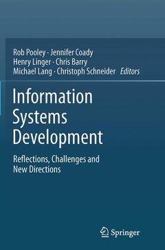 Couverture de l’ouvrage Information Systems Development