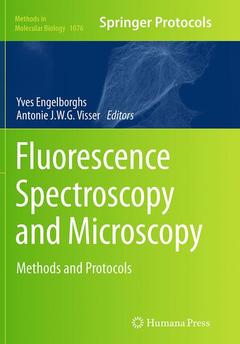 Couverture de l’ouvrage Fluorescence Spectroscopy and Microscopy