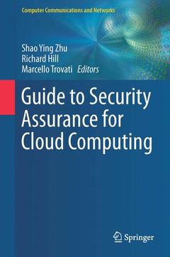 Couverture de l’ouvrage Guide to Security Assurance for Cloud Computing